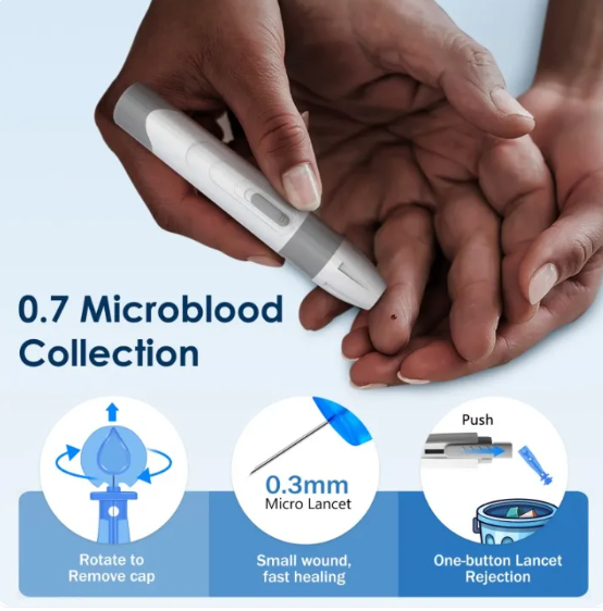 Blood Glucose Meter Kit – 50 Strips & Tester